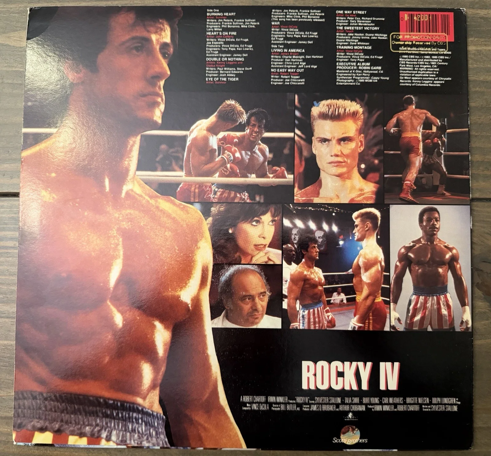 Dolph Lundgren — 🥊🎬 Signed Rocky IV Soundtrack Vinyl Inscribed “Drago” by Dolph Lundgren, image 4