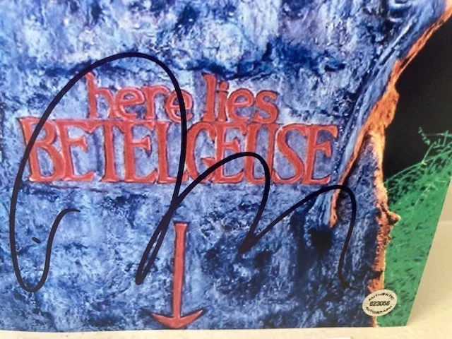TIM BURTON SIGNED AUTOGRAPHED COA AUTHENTIC AUTOGRAPH #823056, image 3