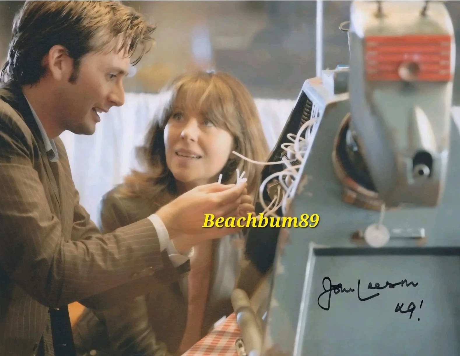 John Leeson — JOHN LEESON - The Voice of 'K9' on THE TV Classic "Doctor Who" Signed 8x10 W/COA, image 4