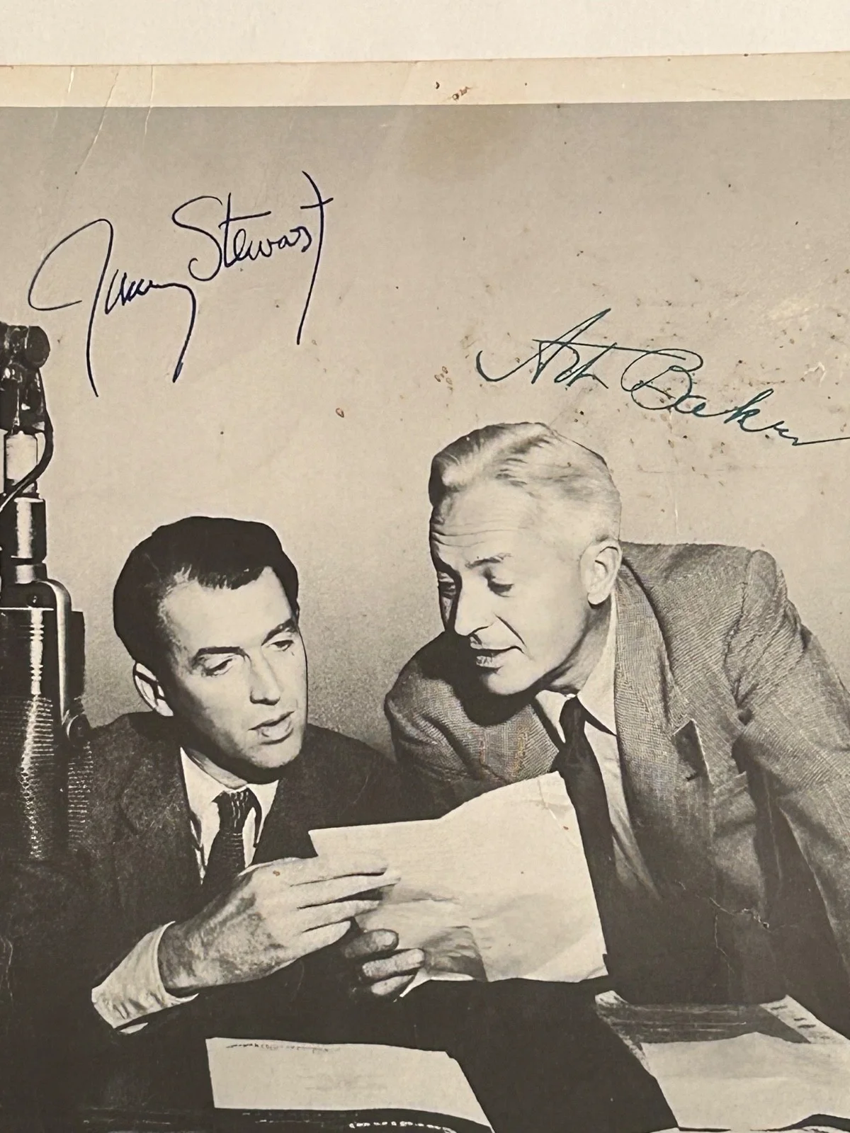 JAMES STEWART ART BAKER—SIGNED PHOTO—, image 2