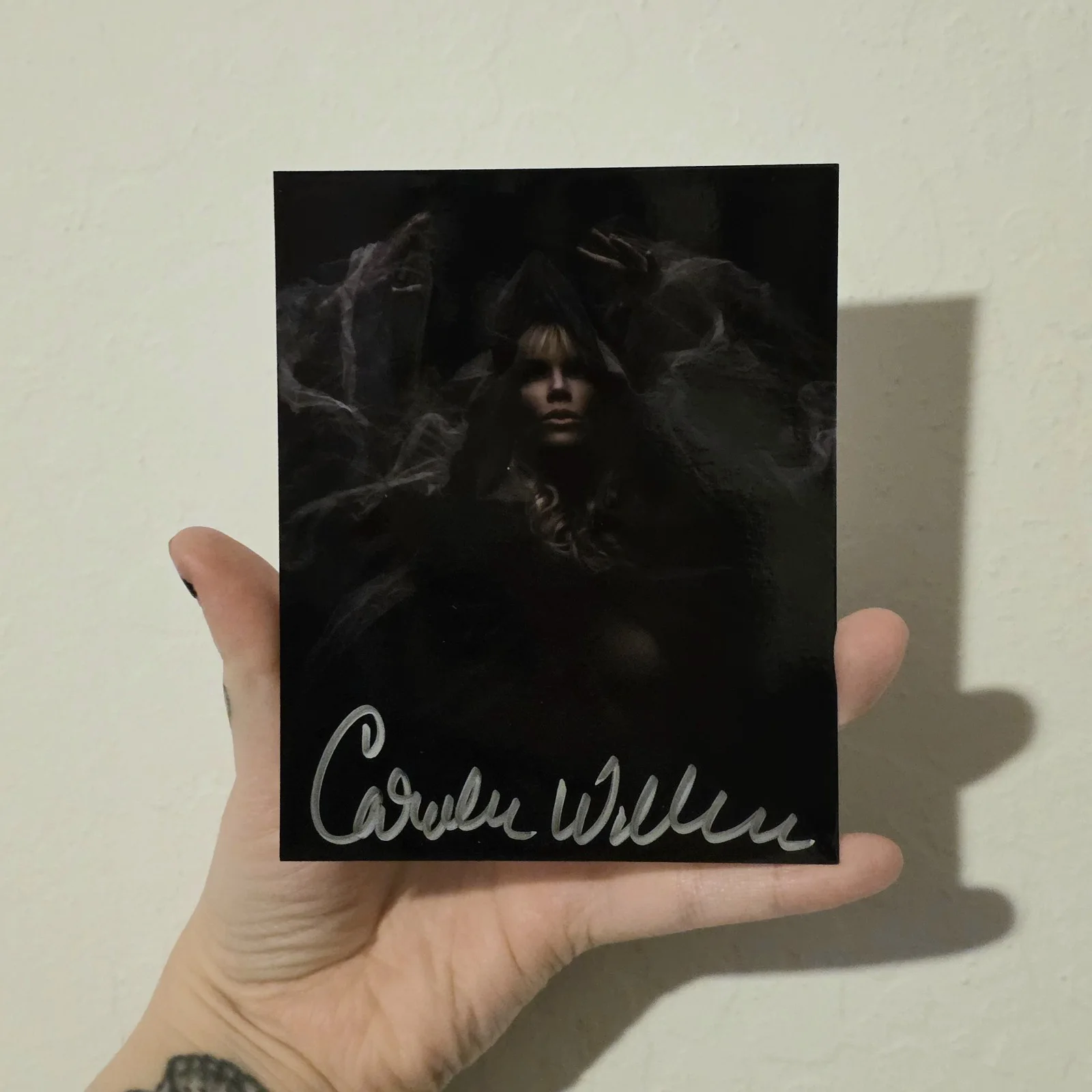 Carolyn Williams — Caroline Williams Signed Mini Print Photograph 4x6 Autographed, image 2