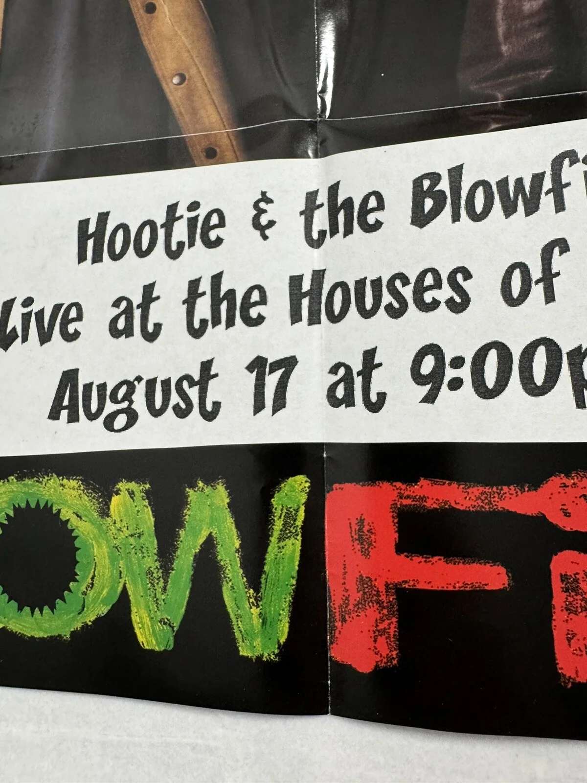 Hootie & The Blowfish Concert Poster 18x19” Darius Rucker House Of Blues Live, изображение 2
