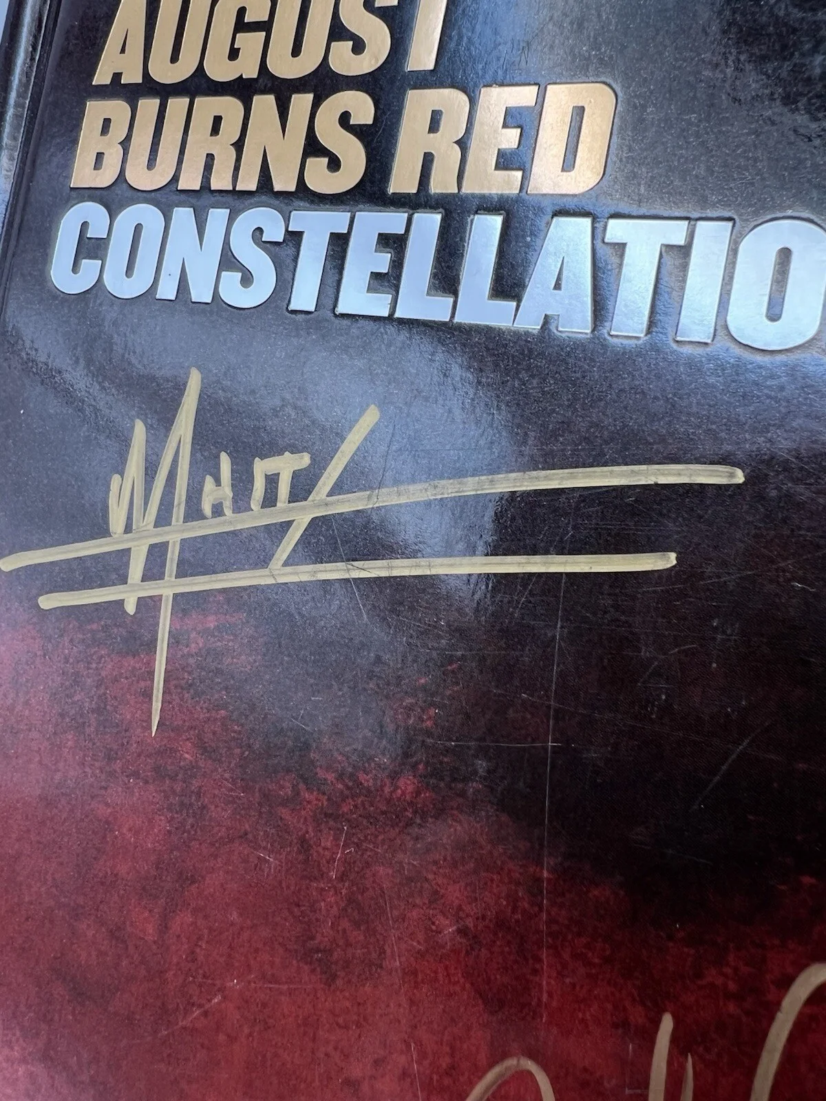 August Burns Red Constellation 10 Year Hardcover Tour Book Signed Copy!, image 4