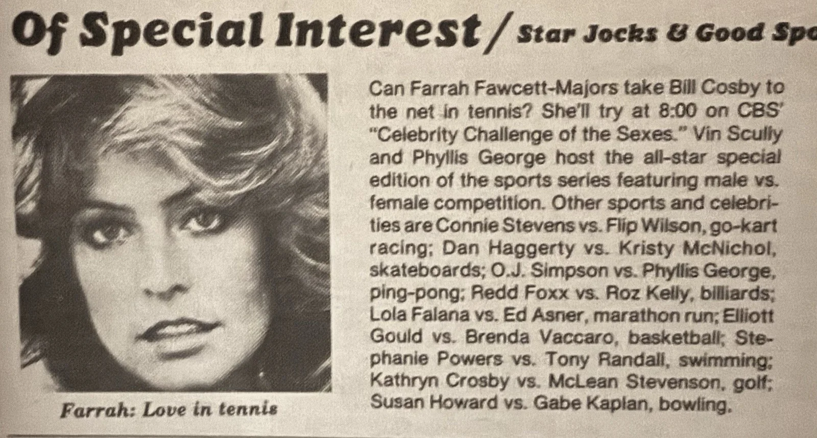 DETROIT TV BOOK - LINDA LAVIN, FARRAH FAWCETT, PAUL LYNDE .+/ Apr 17. 1977, изображение 2
