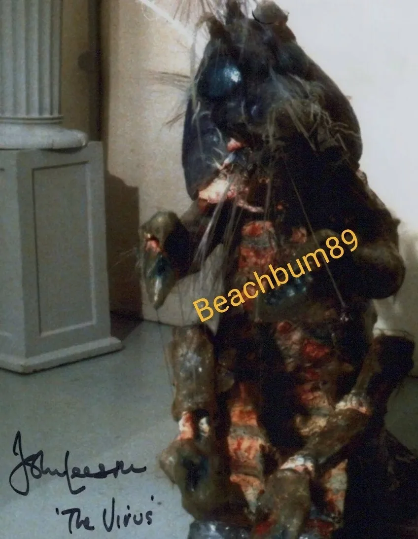 John Leeson — JOHN LEESON - {{{'The Virus'}}} on TV's "Dr.Who" - Signed 8x10 Photo W/COA, изображение 4