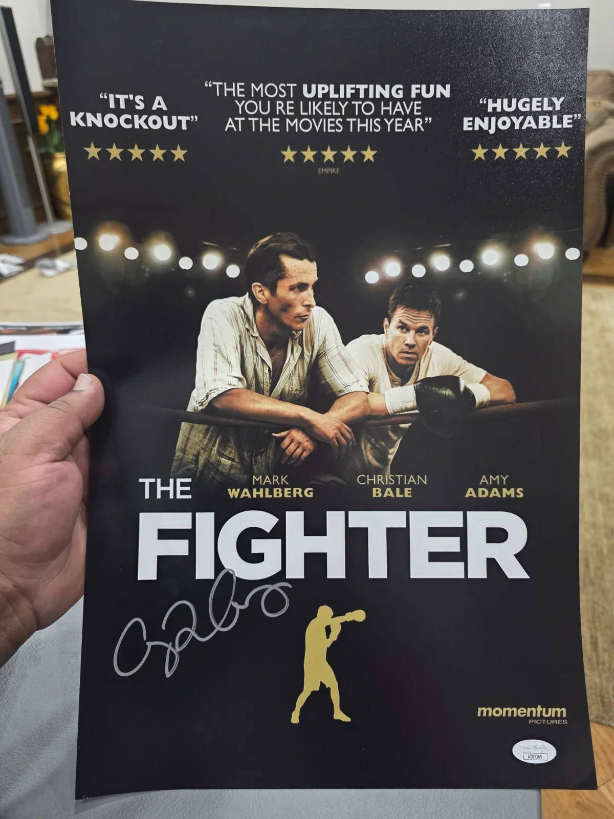 AMY ADAMS — HOT SEXY AMY ADAMS SIGNED 12x18 PHOTO AUTOGRAPH jsa COA the fighter