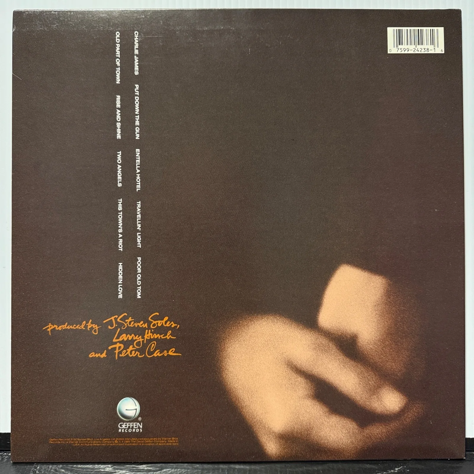 AUTOGRAPHED - PETER CASE "The Man With The Blue Postmodern..." PROMO STAMP vinyl, изображение 2