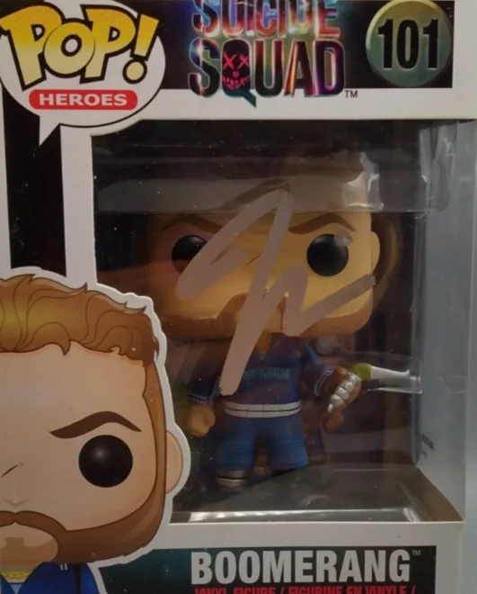 Jai Courtney — Jai Courtney Signed Autographed Boomerang Funko Pop #101 COA #108000 AUTO