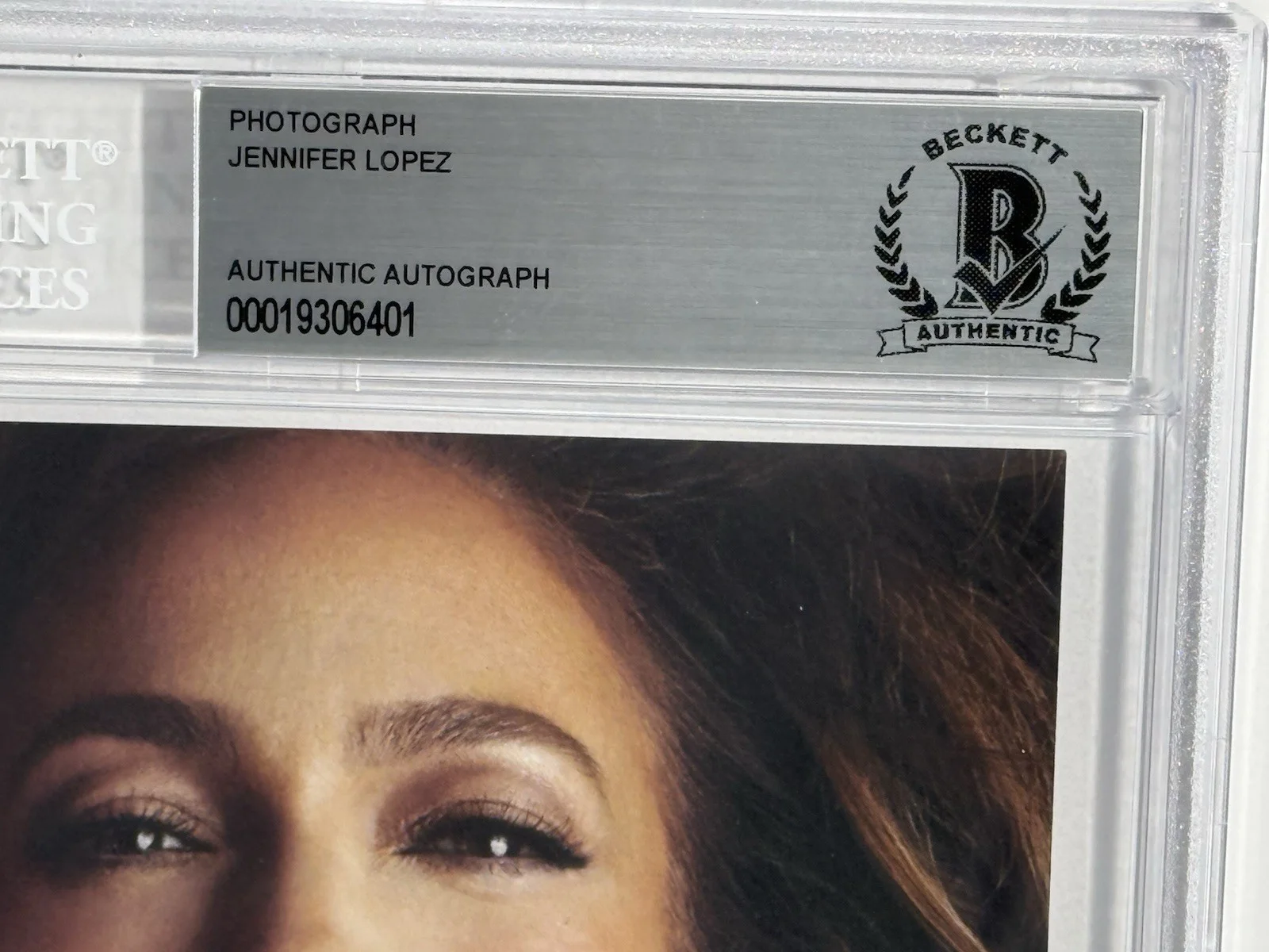 Jennifer Lopez signed CD Photo insert J Lo 5x7 inch beckett coa slab, изображение 3