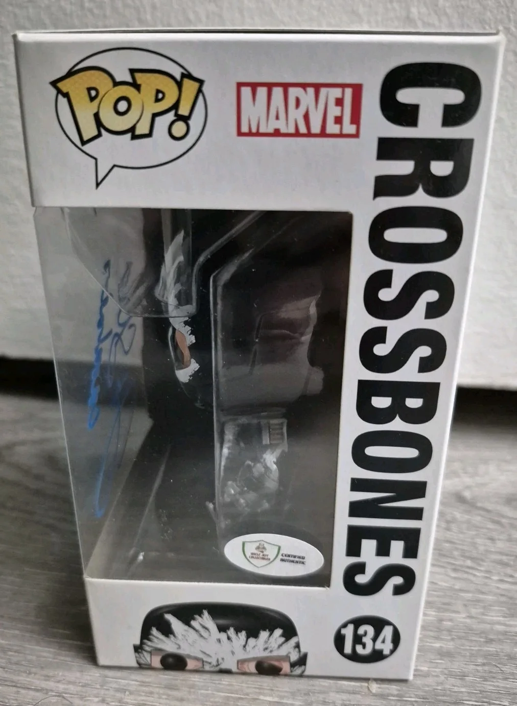 Frank Grillo Signed Funko Pop EXACT PROOF Marvel Crossbones Captain America, image 3