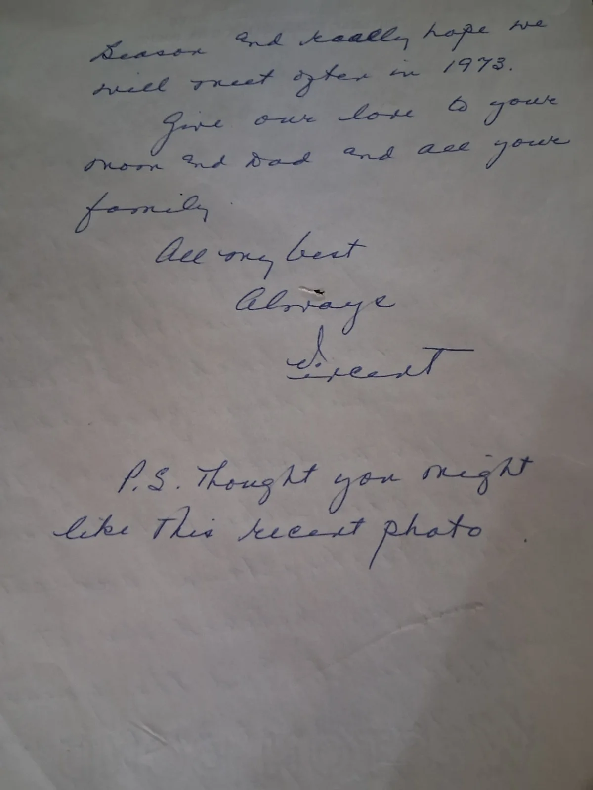 VINCENT PRICE - HAND WRITTEN AND SIGNED LETTER - 1972, изображение 5