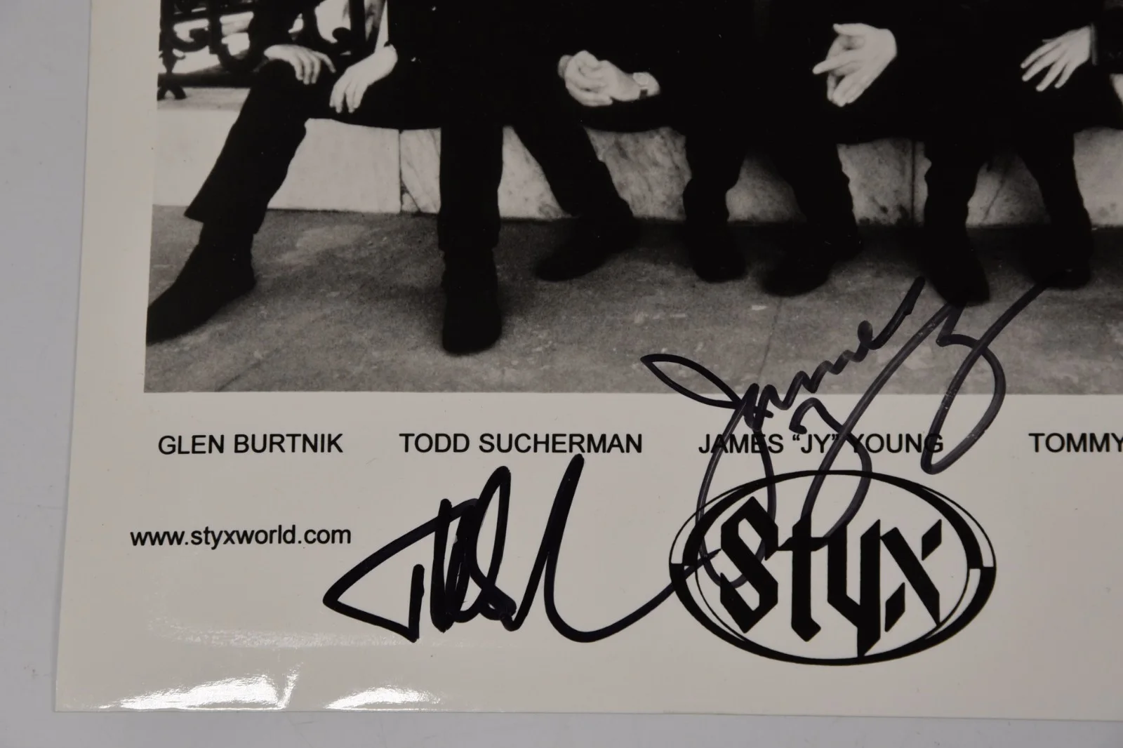 Styx Band Real Hand Signed Photograph 8x10" NO COA Alliance Artists 5 Members NO, изображение 5