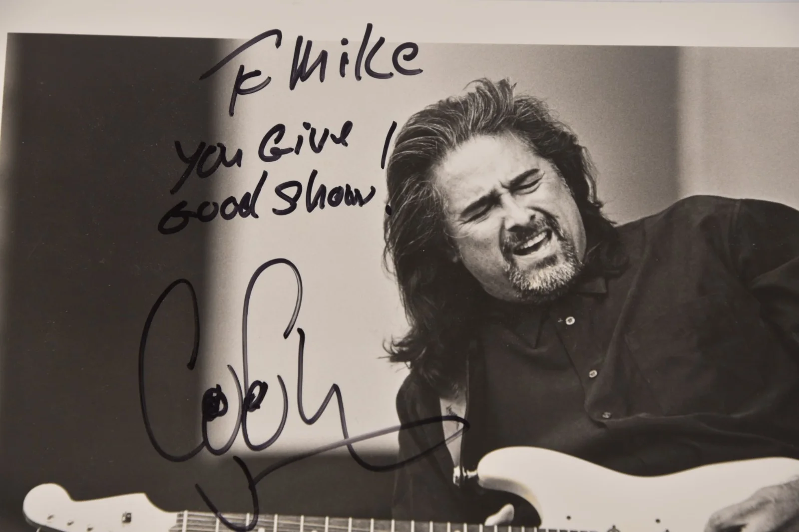 Coco Montoya Real Signed 8x10" Photograph Personalized Autograph, image 2