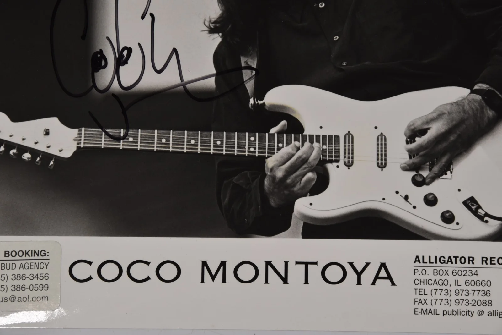Coco Montoya Real Signed 8x10" Photograph Personalized Autograph, image 3