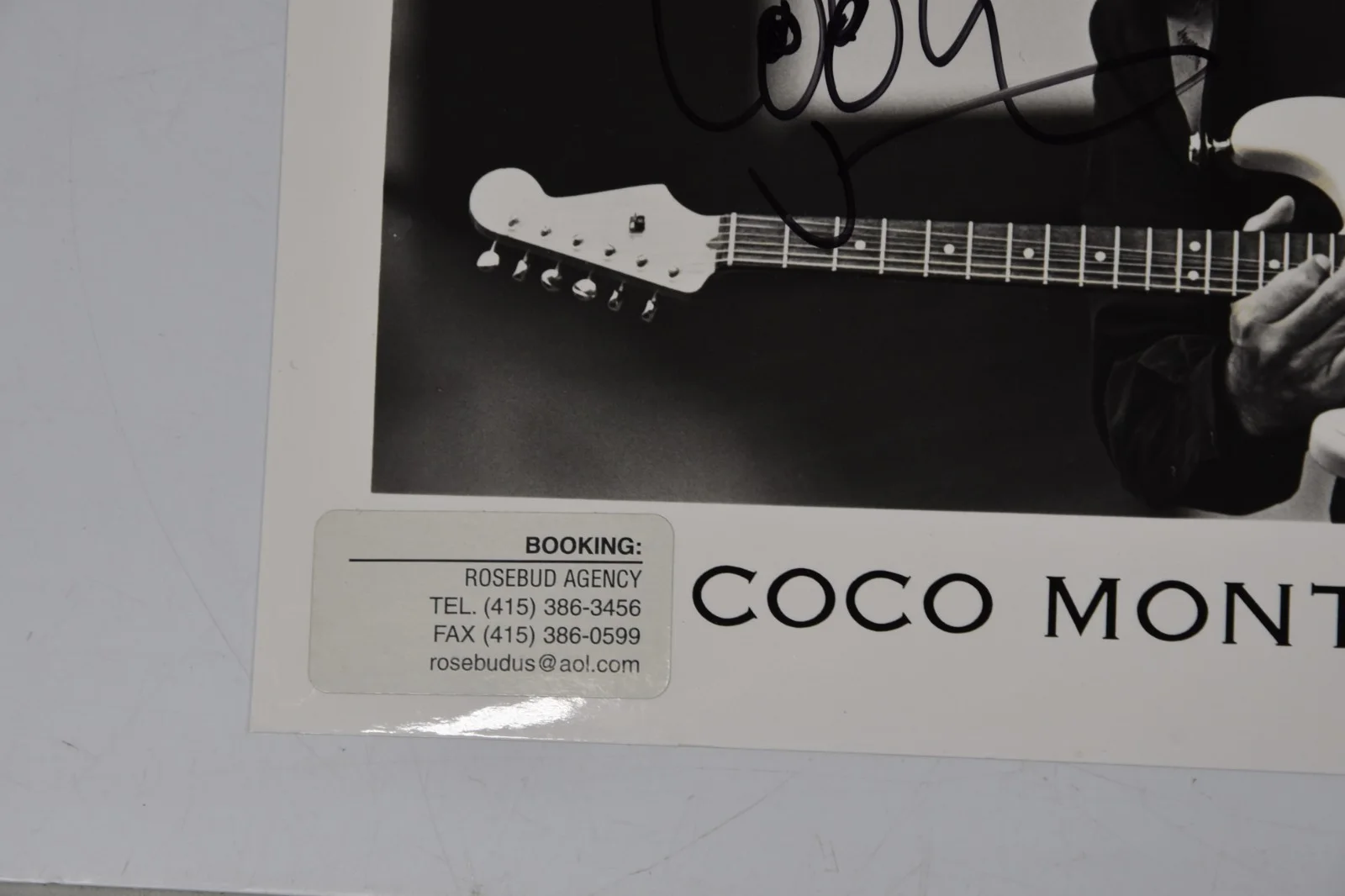 Coco Montoya Real Signed 8x10" Photograph Personalized Autograph, image 5