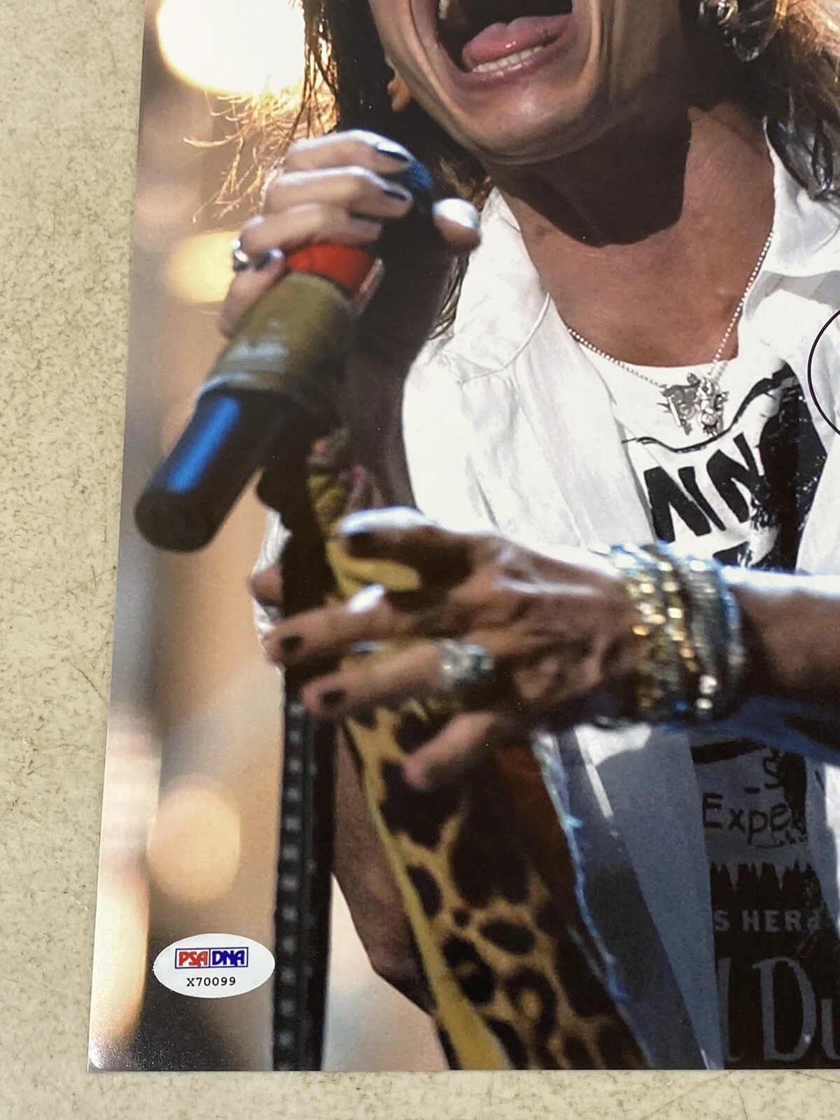 Steven Tyler Aerosmith Signed Print Poster autograph 57E85, изображение 4