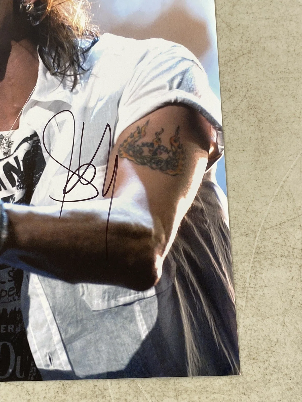 Steven Tyler Aerosmith Signed Print Poster autograph 57E85, изображение 5
