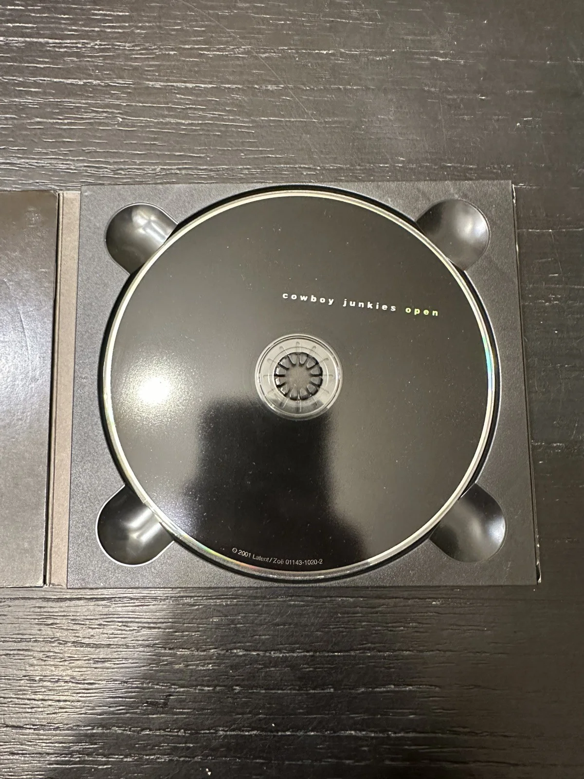 Cowboy Junkies "Open" signed autographed CD on front in sharpie ATEB064, image 2