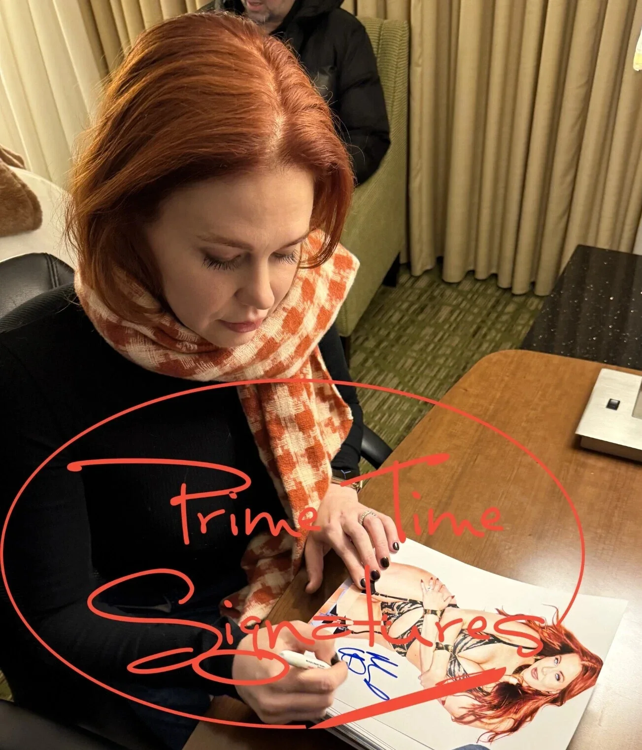 Christy Canyon — Brandi Love Christy Canyon Phoenix Marie Signed 11x14 Adult Photo Auto Beckett, изображение 3