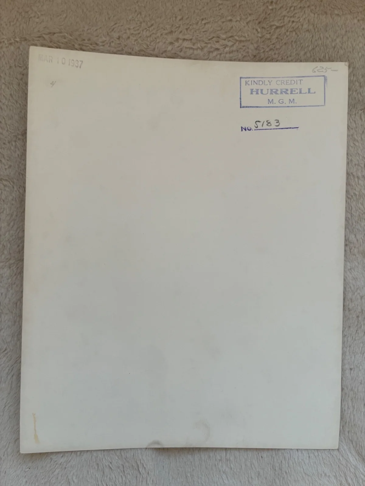 Joan Crawford — Joan Crawford signed 8x10 Hurrell stamped 1932 portrait, image 2