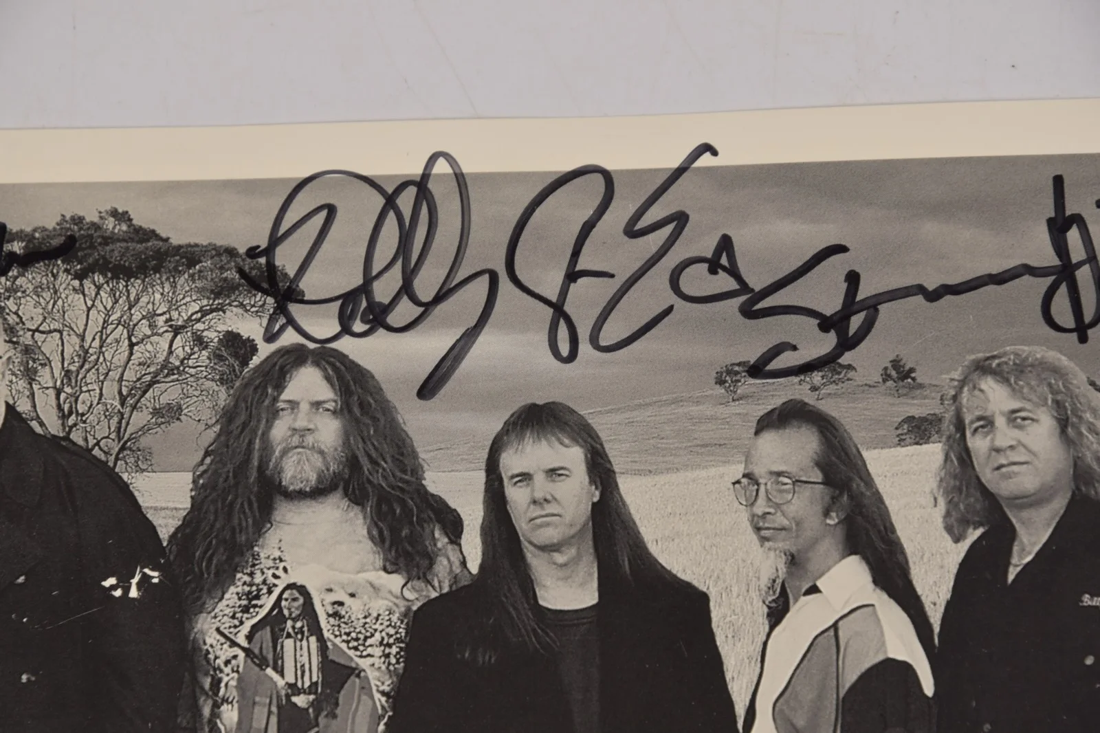 Kansas Band Real Signed Photograph Autograph Magna Carta NO COA Personalized, image 3