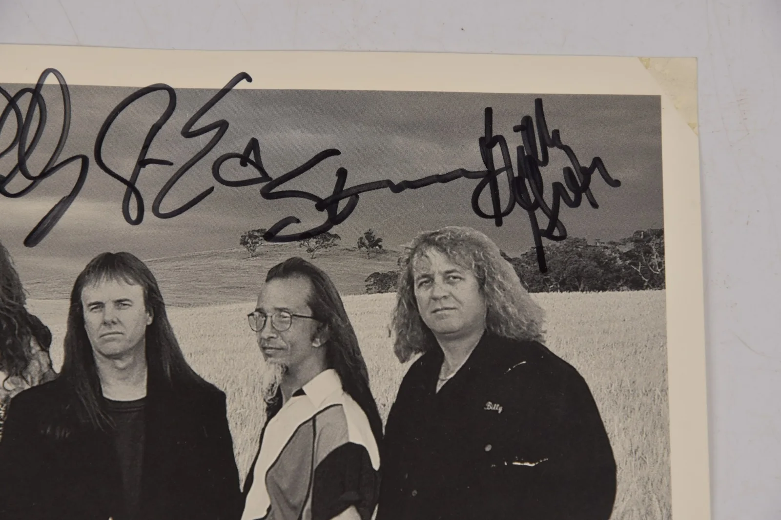 Kansas Band Real Signed Photograph Autograph Magna Carta NO COA Personalized, image 4