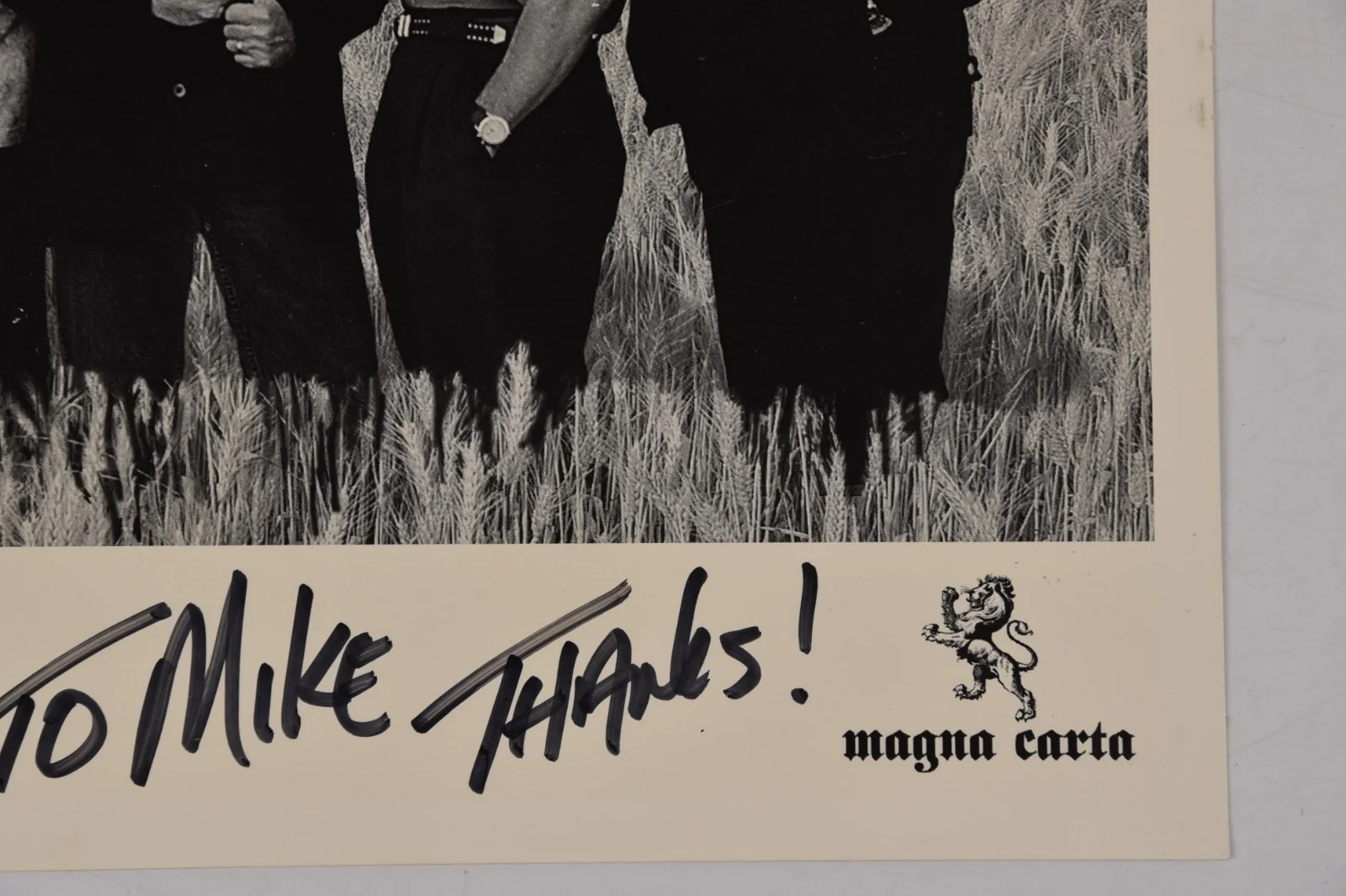 Kansas Band Real Signed Photograph Autograph Magna Carta NO COA Personalized, image 5