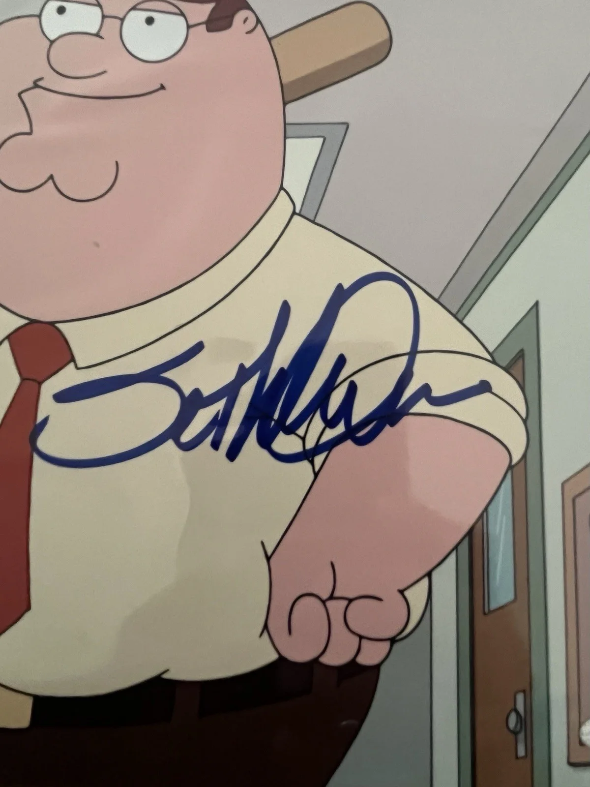 Seth MacFarlane — Seth MacFarlane Peter Griffin Family Guy Creator Signed 11” X 9” Photo With COA, изображение 2