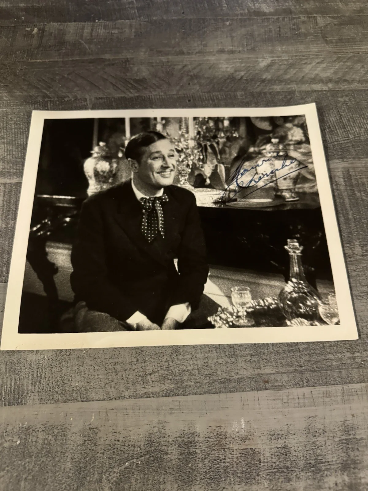 Maurice Chevalier — Maurice Chevalier Beloved Vagabond 1936 Signed Original Vintage Photograph COA