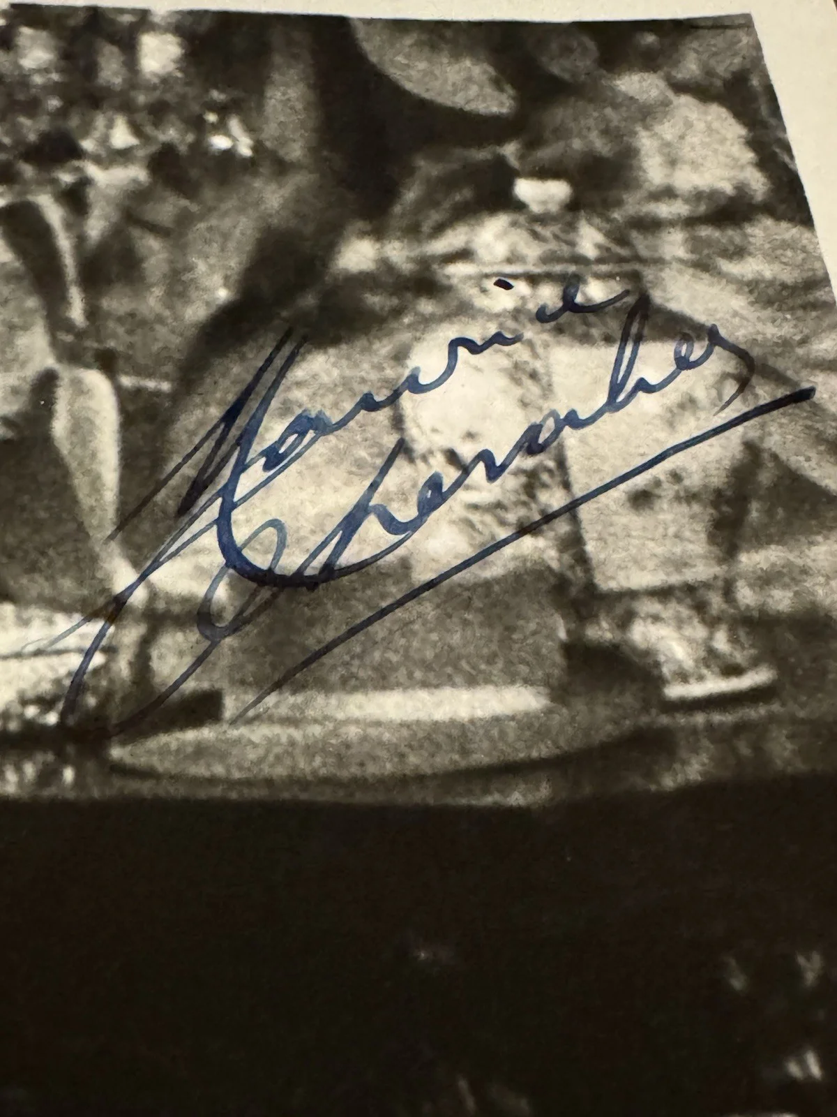 Maurice Chevalier — Maurice Chevalier Beloved Vagabond 1936 Signed Original Vintage Photograph COA, image 2