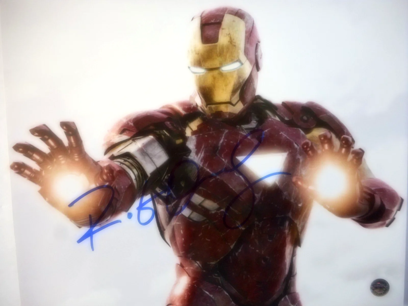 Robert Downey Jr — Robert Downey Jr. signed IRON MAN Tony Stark 8x10 Photo W/COA & #d Holo, image 2
