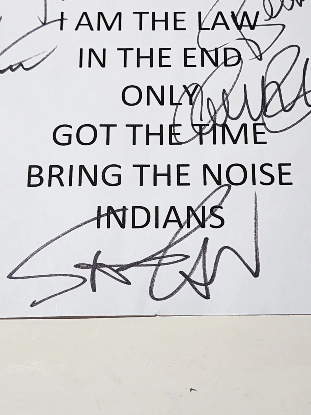 ANTHRAX Band Autograph Signed Setlist. Boston House of Blues 2023, image 4