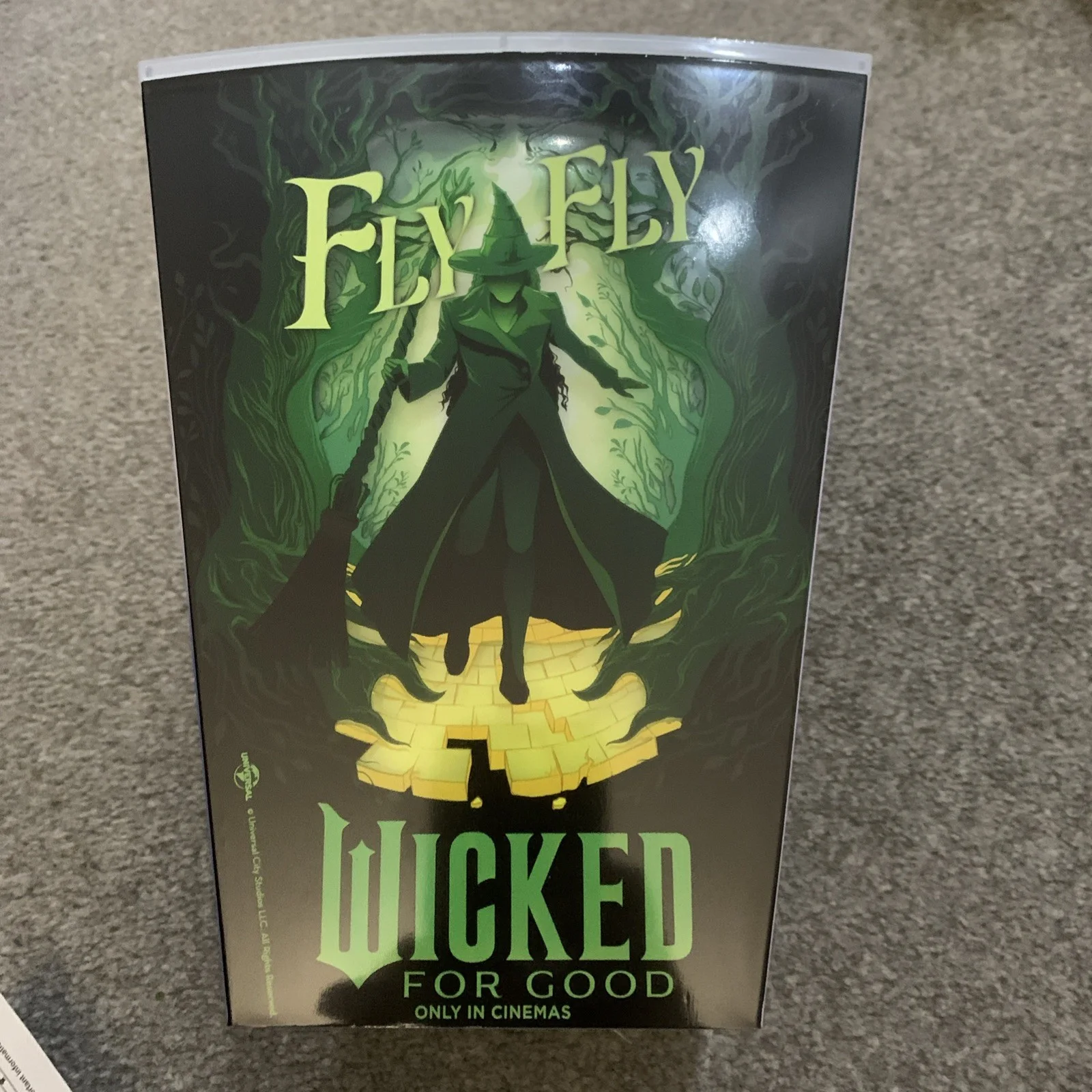 Cineworld Wicked For Good LED Light Up Ltd Edition Popcorn Bucket BRAND NEW, изображение 3