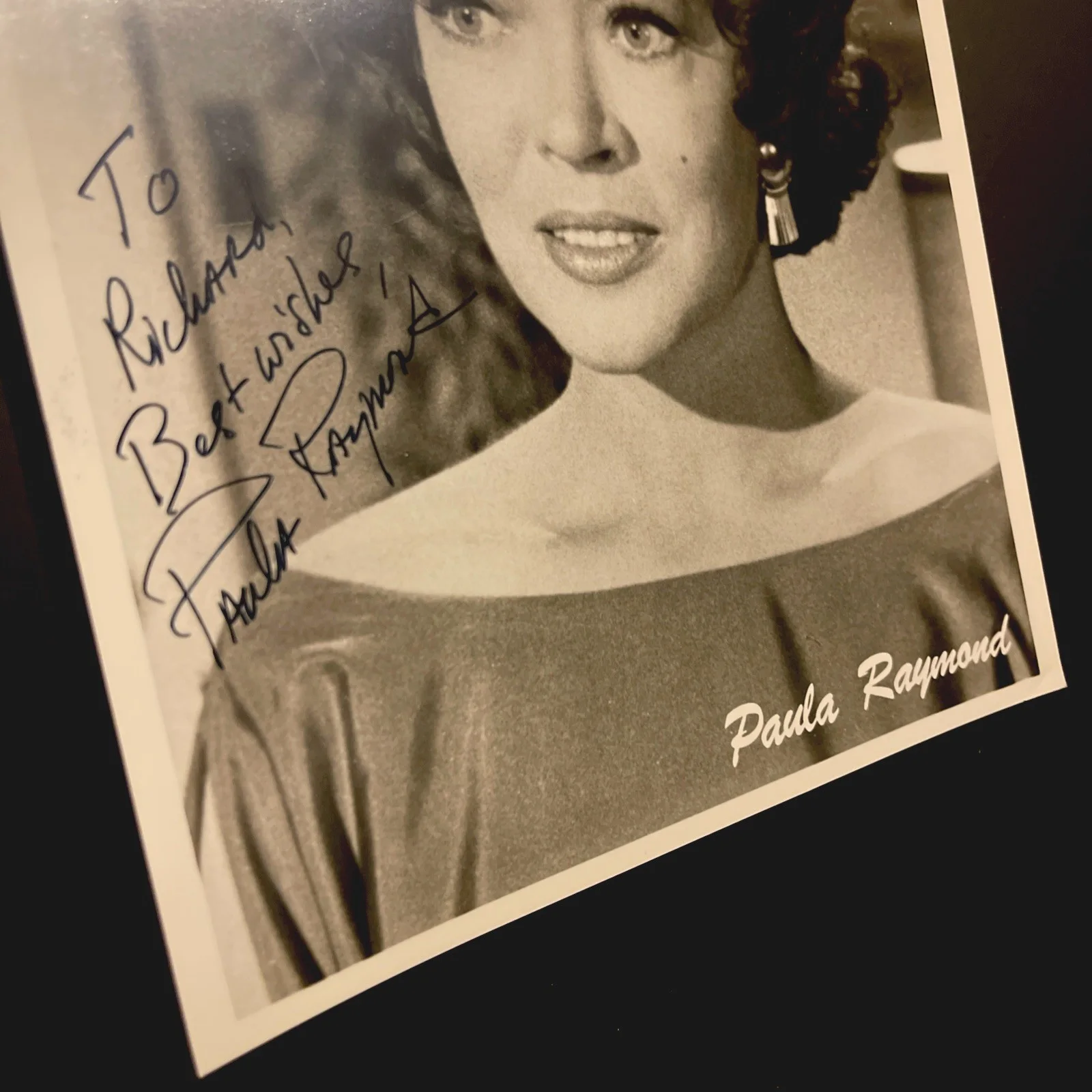 PAULA RAYMOND: Hand Signed Original Celebrity Photo 8 x 10”/ KSK, image 4