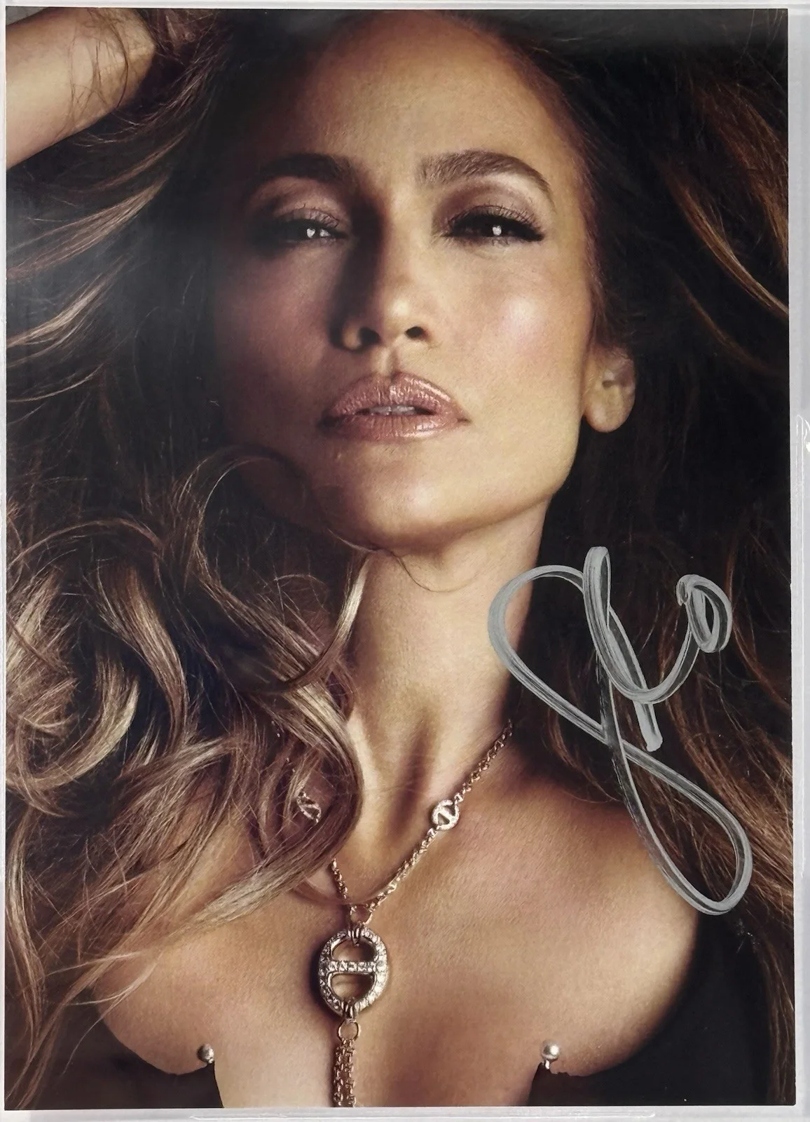 Jennifer Lopez signed CD Photo insert J Lo 5x7 inch fly girl beckett coa slab, изображение 2