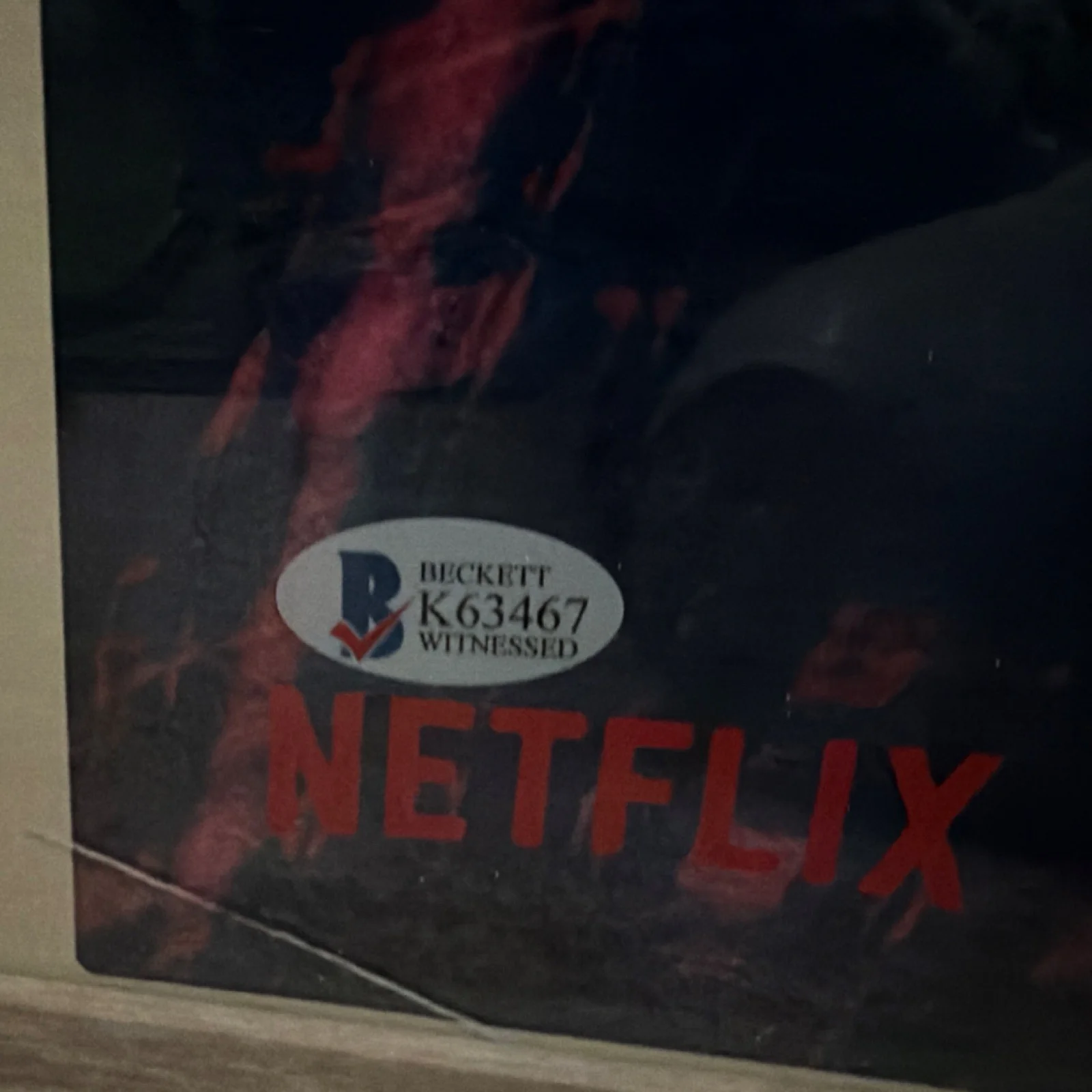 Authenticated Autographed Noah Schnapp Stranger Things Season 2 Promo Poster, image 2