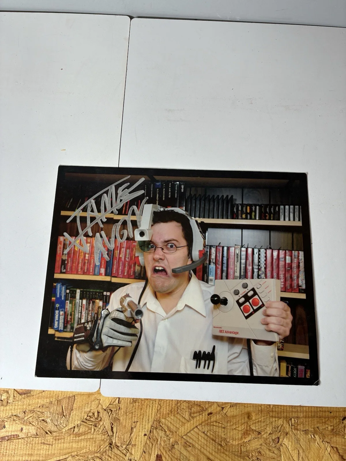 THE ANGRY VIDEO GAME NERD AVGN SIGNED PHOTO, image 3