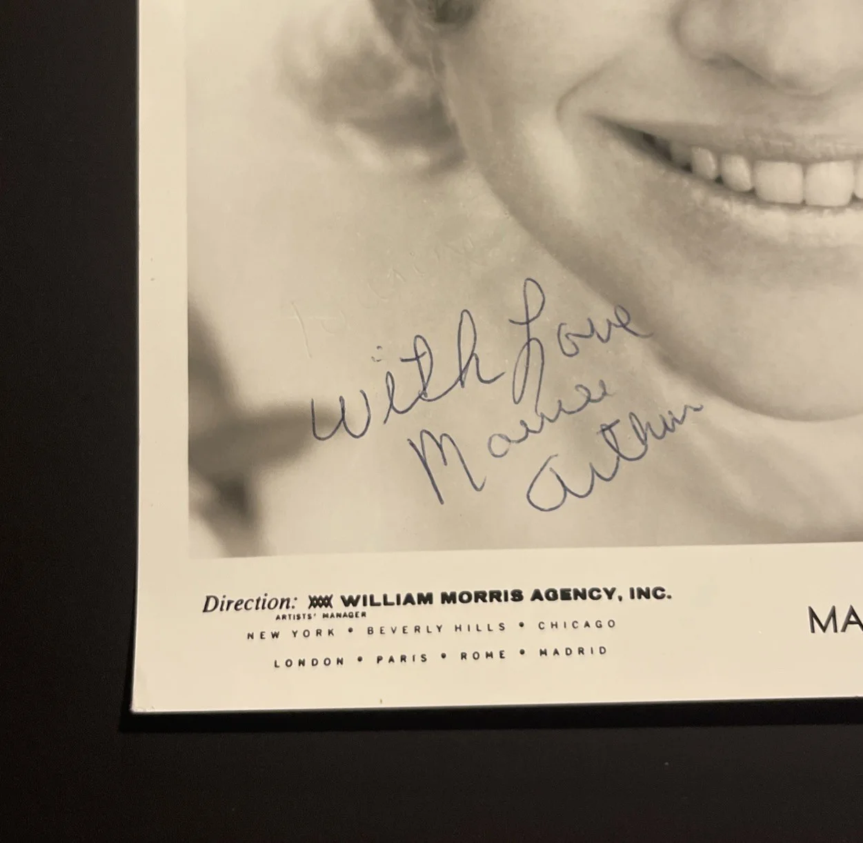 MAUREEN ARTHUR: Hand Signed Celebrity Photo 8x10”/ KSK, изображение 4