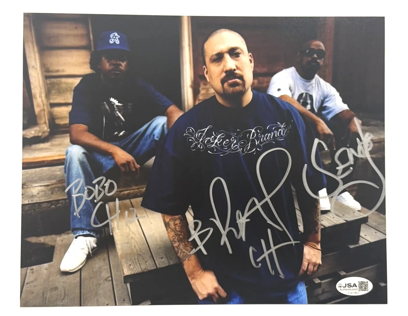 Cypress Hill Group Signed Auto 8x10 Photo B-Real Sen Dog Eric Bobo JSA COA, image 2