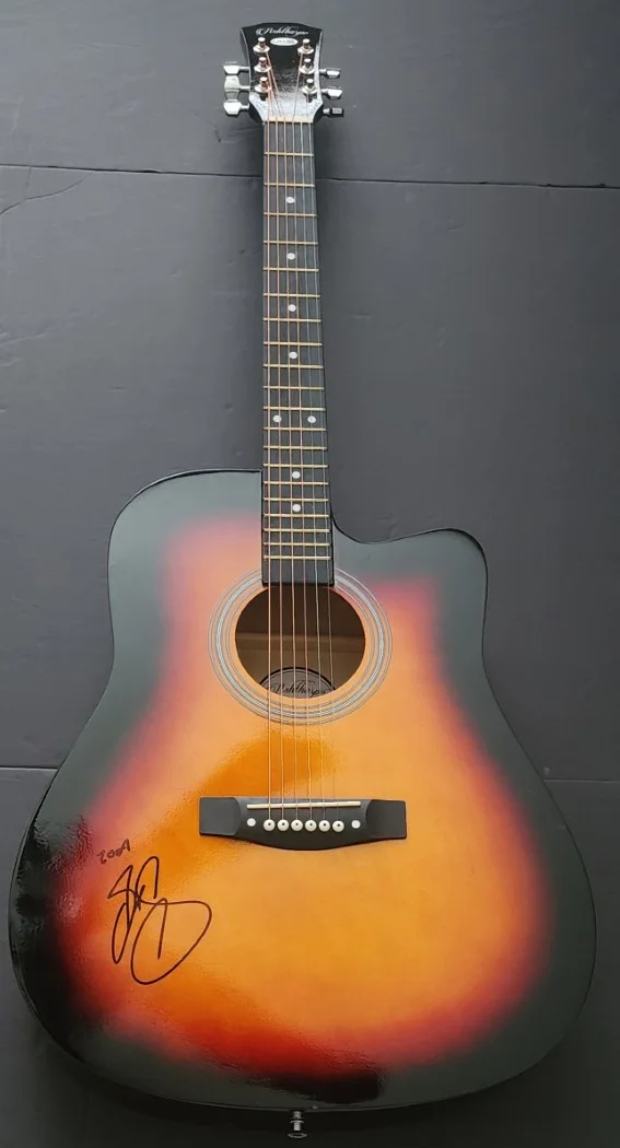 Ruben Studdard Signed Autographed Acoustic Guitar Love Him Like I Do JSA CK94229, image 2