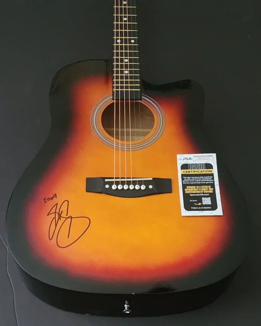 Ruben Studdard Signed Autographed Acoustic Guitar Love Him Like I Do JSA CK94229, image 4