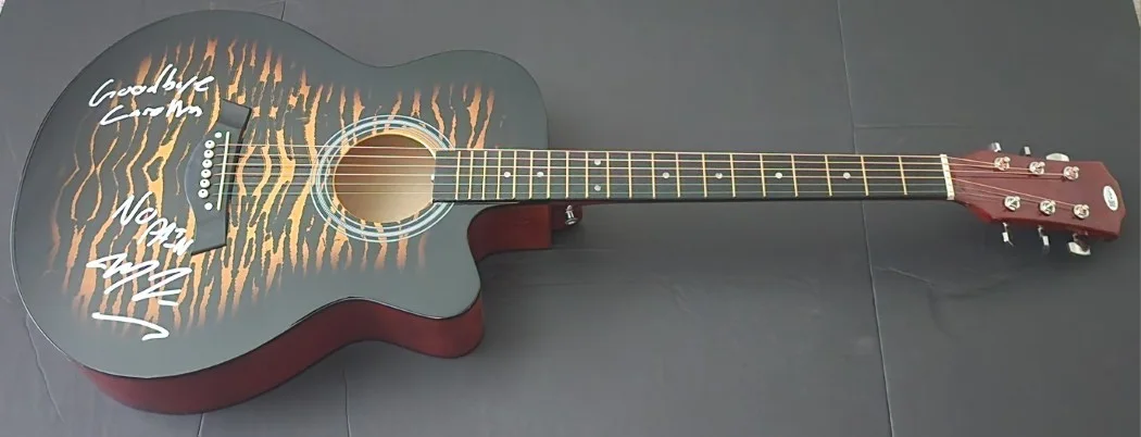 Marcus King Signed Custom Acoustic Guitar Goodbye Carrolina JSA CK94230, изображение 2