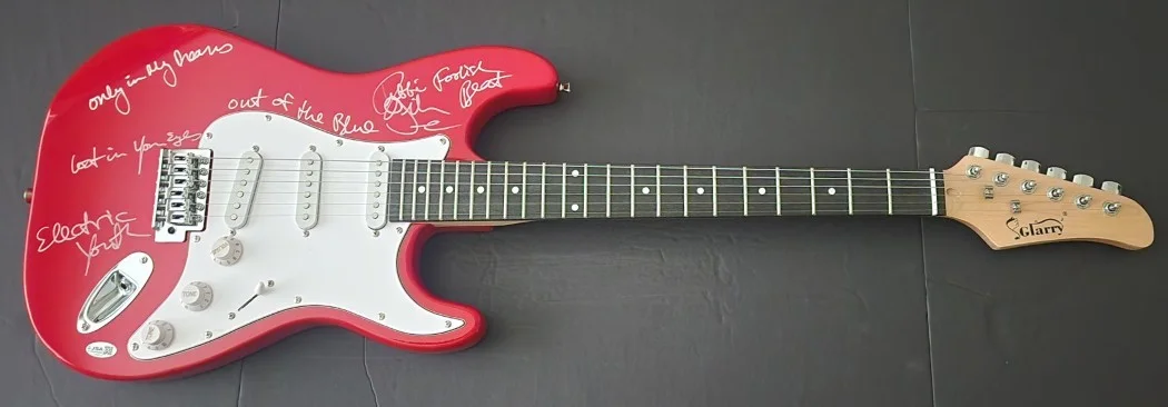 Debbie Gibson Signed Electric Guitar Inscribed Lost In Your Eyes JSA CK94227, image 2