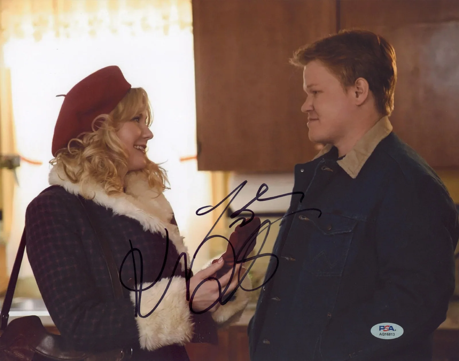 Jesse Plemons & Kirsten Dunst — Jesse Plemons & Kirsten Dunst Fargo Authentic Signed 11x14 Photo PSA/DNA AQ16813