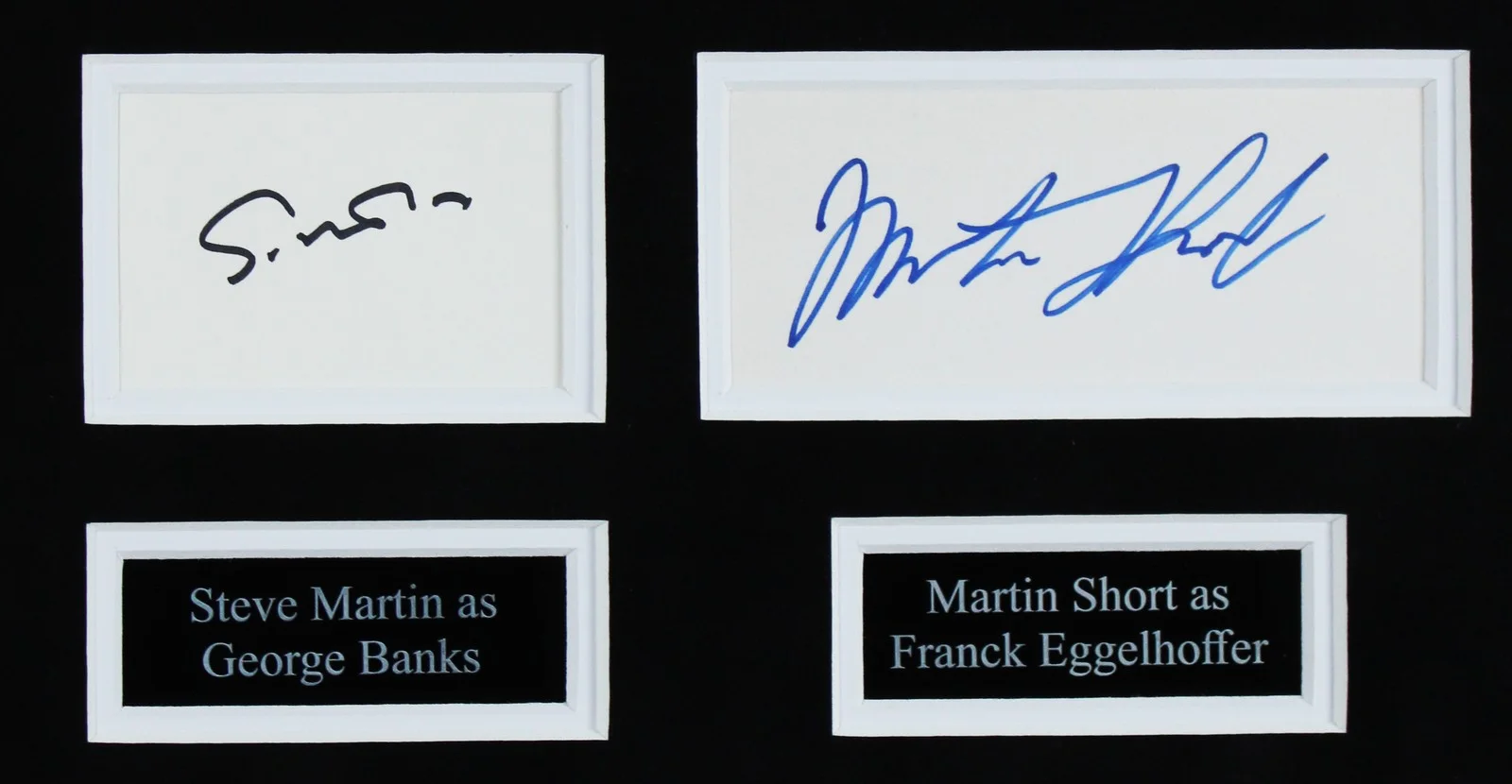 Steve Martin, Martin Short, Kimberly Williams, Diane Keaton — Father of the Bride (4) Martin Short Williams Keaton Signed Framed Display BAS, изображение 3