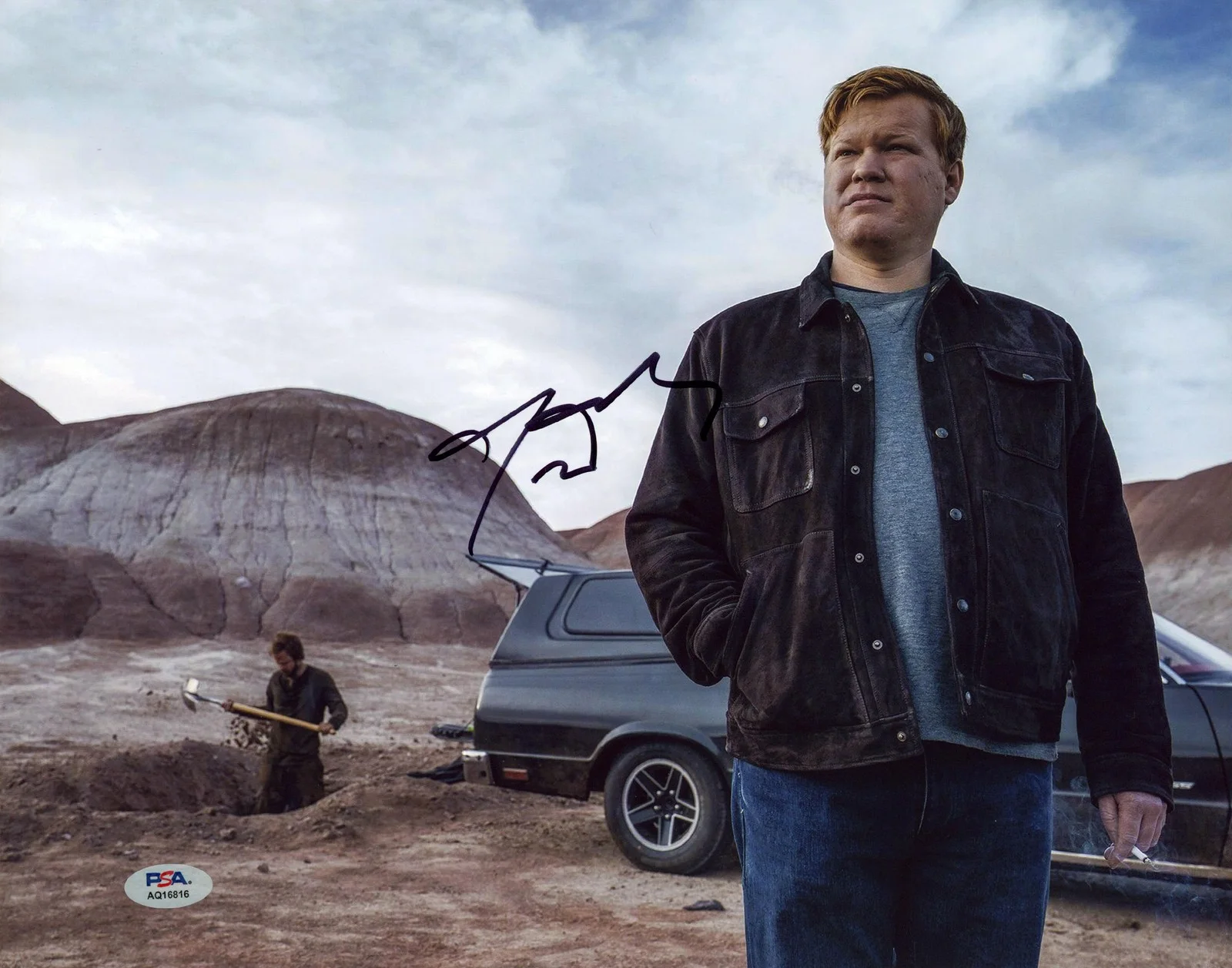 Jesse Plemons — Jesse Plemons El Camino Authentic Signed Horizontal 11x14 Photo PSA #AQ16816