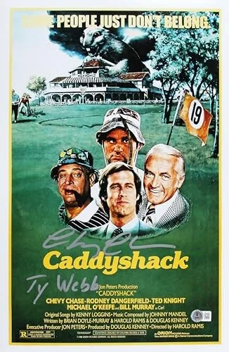 Chevy Chase — Chevy Chase Caddyshack "Ty Webb" Authentic Signed 12x18 Photo BAS #1W385985, image 2