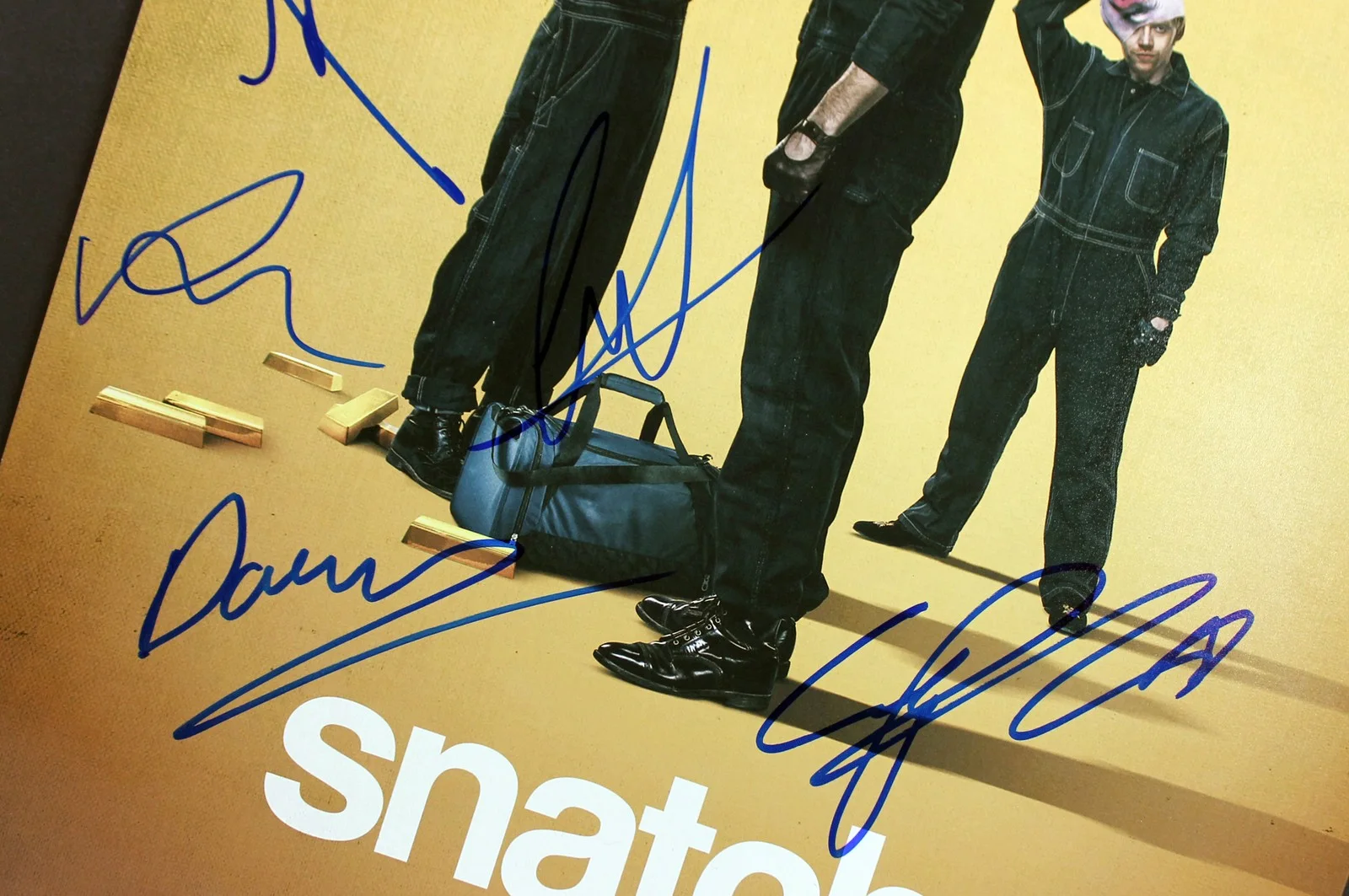 Rupert Grint, Alex De Rakoff, Tamer Hassan, Dougray Scott, Luke P — Snatch (7) Grint, De Rakoff +5 Signed 12x18 Mini Movie Poster BAS #A85166, изображение 3