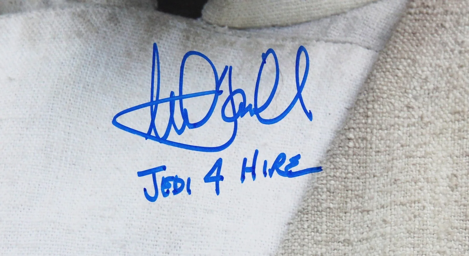 Mark Hamill — Mark Hamill Star Wars The Force Awakens "Jedi 4 Hire" Signed 16x20 Photo BAS, image 2