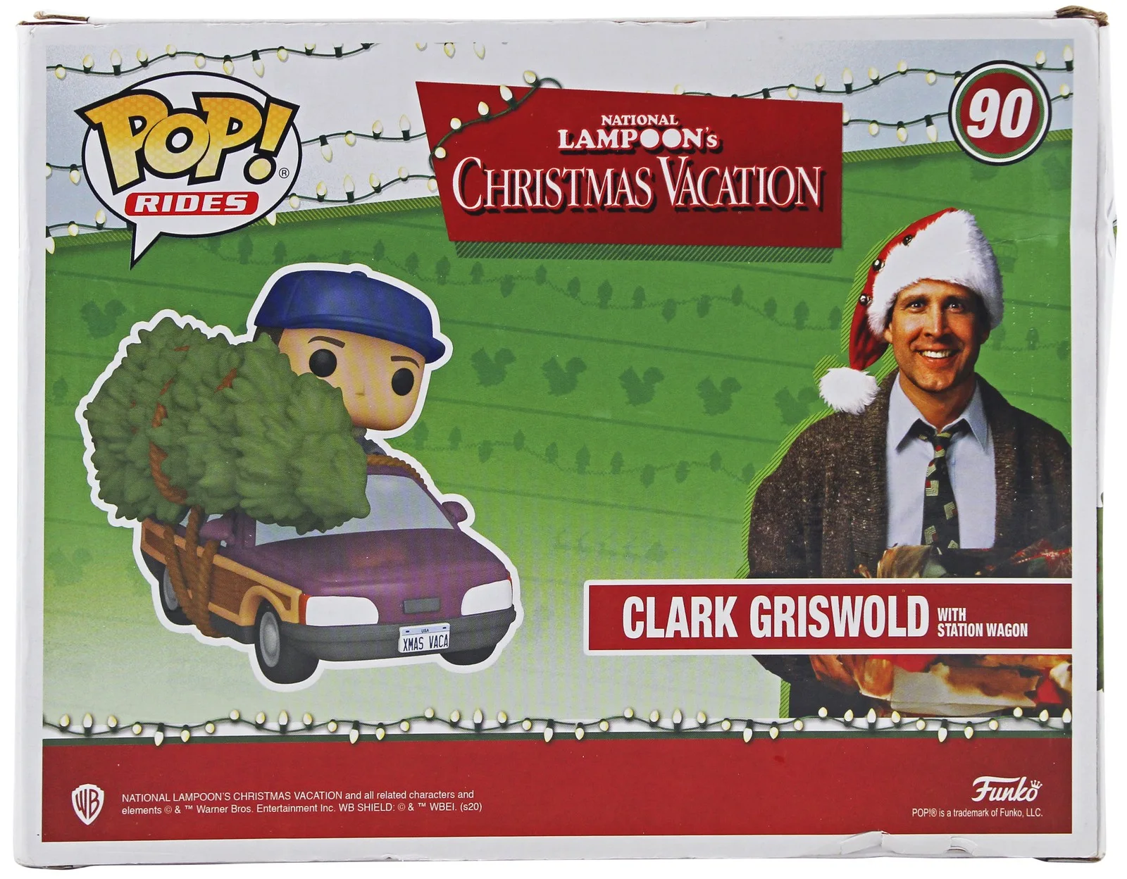 Chevy Chase — Chevy Chase Christmas Vacation "Clark" Signed #90 Funko Pop Vinyl Figure BAS 1, изображение 5